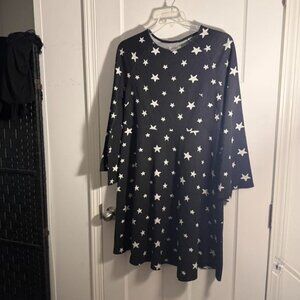 Unique Vintage bell sleeve sweater dress size 16